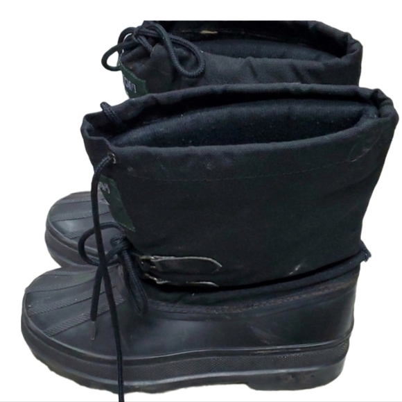 Yukon Avalance Boots Size 6 all weather black size 6 has flaw rain snow - Picture 1 of 11